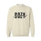 Holiday Crewneck Sweatshirt– Cozy Season Script Design