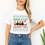 Merry & Furry Tees: Makin’ A List, Chicken It Twice