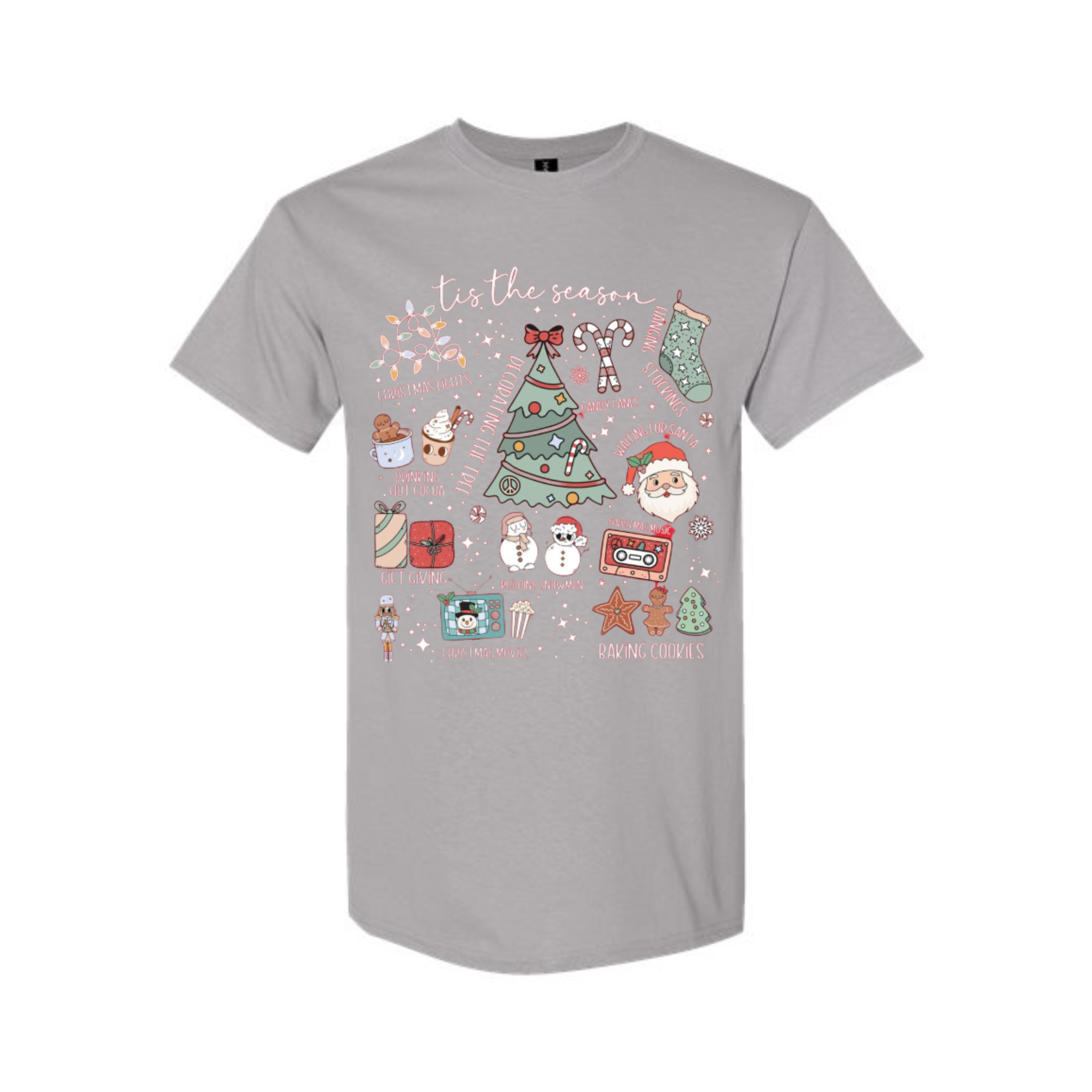 Holiday Shirt - ‘Tis the Season’ Christmas Icons