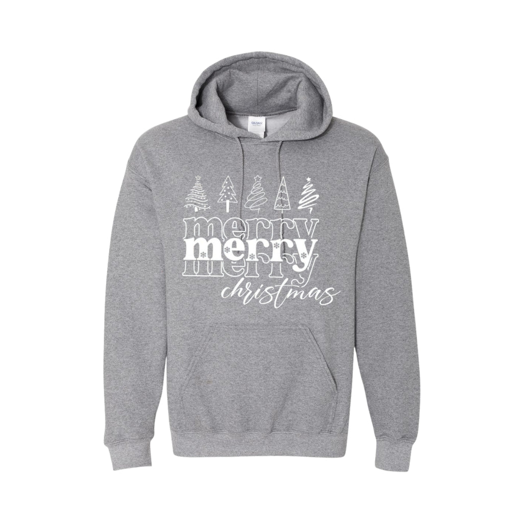 HOLIDAY HOODIE-Merry Merry Christmas Graphic Tee