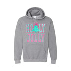 HOLIDAY HOODIE-Holly Jolly Gingham Christmas