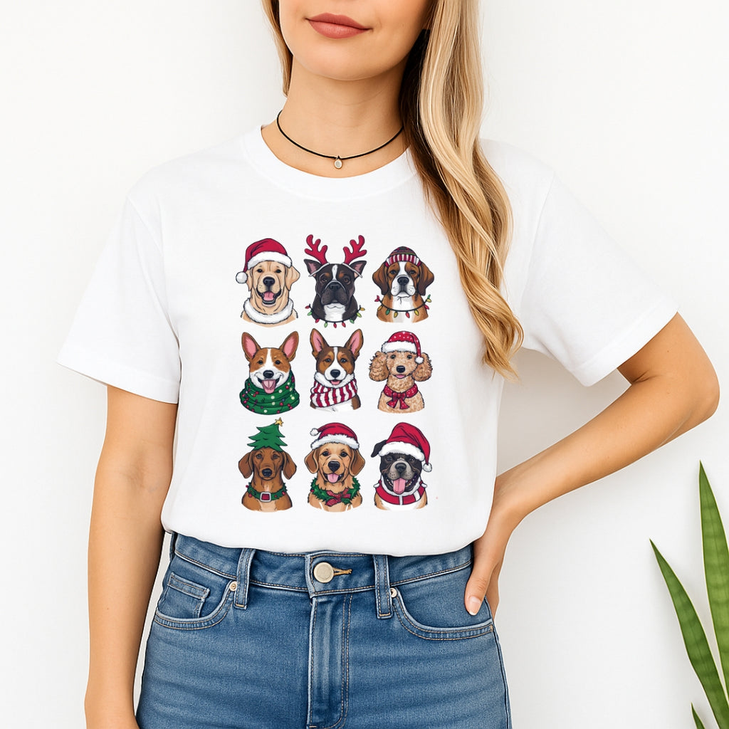 Merry & Furry Tees: Festive Christmas Dog Apparel – Cute Holiday Dog Lover Design