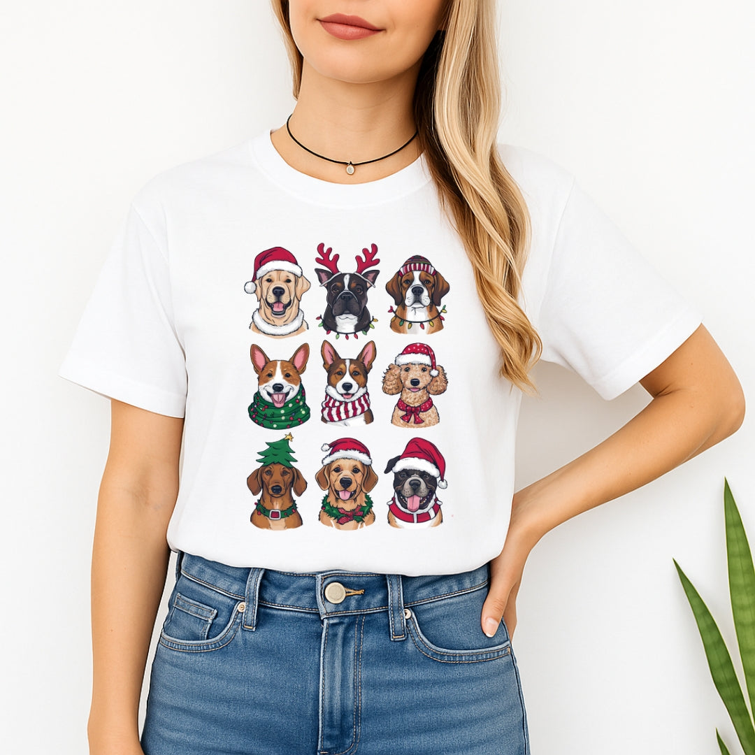Merry & Furry Tees: Festive Christmas Dog Apparel – Cute Holiday Dog Lover Design