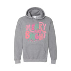 HOLIDAY HOODIE- Merry and Bright Pastel Christmas Graphic