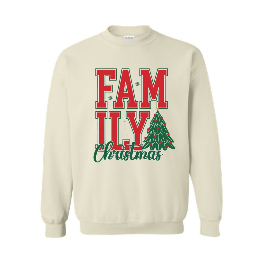 Holiday Crewneck Sweatshirt-FamILY Christmas