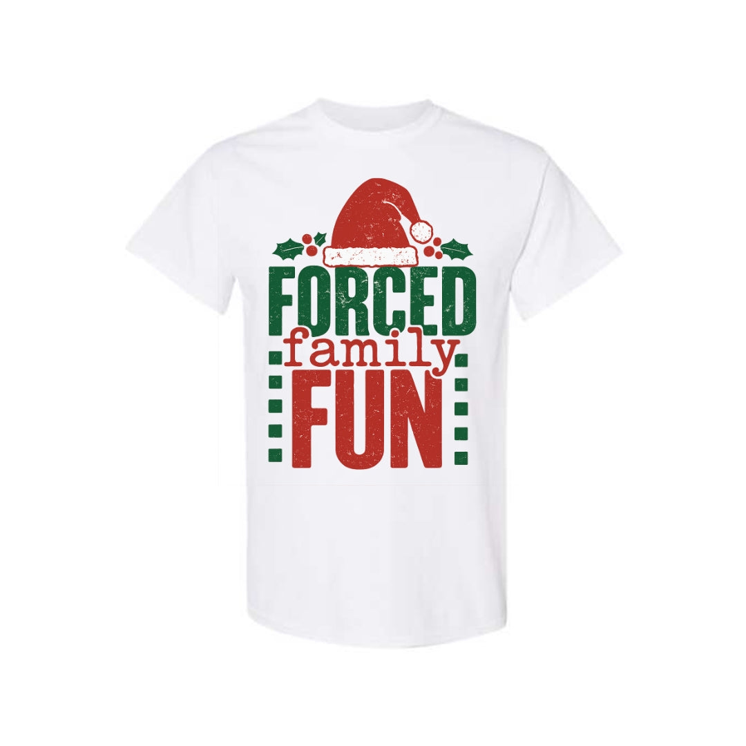 “Holiday Forced Family Fun Festive Humor Design”