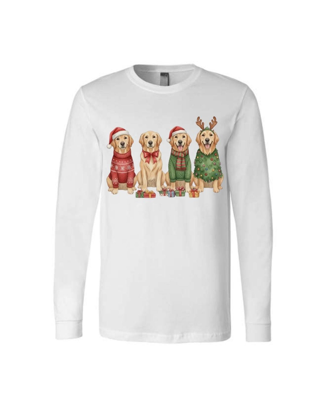 Golden Retriever Christmas Dogs Design – Festive Holiday Dog Lover Gift