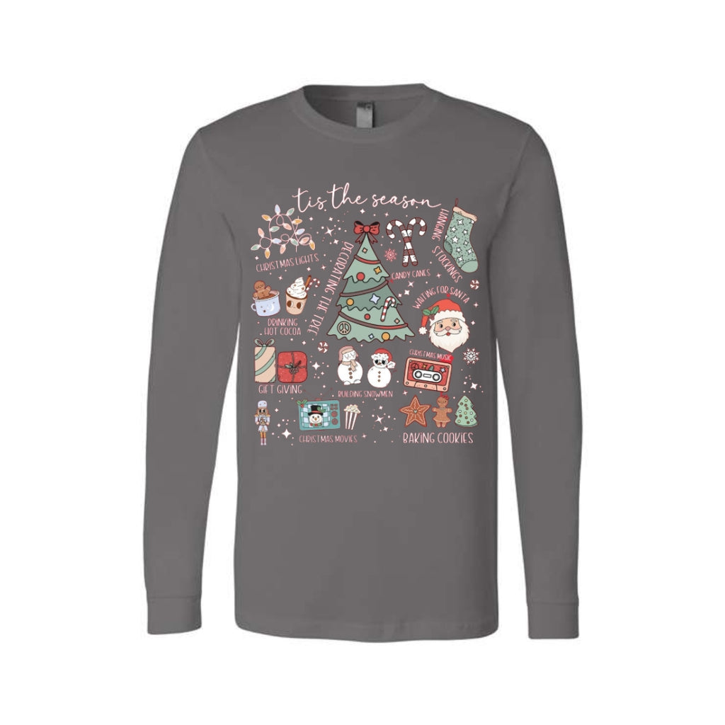 Holiday Long Sleeves- ‘Tis the Season’ Christmas Icons