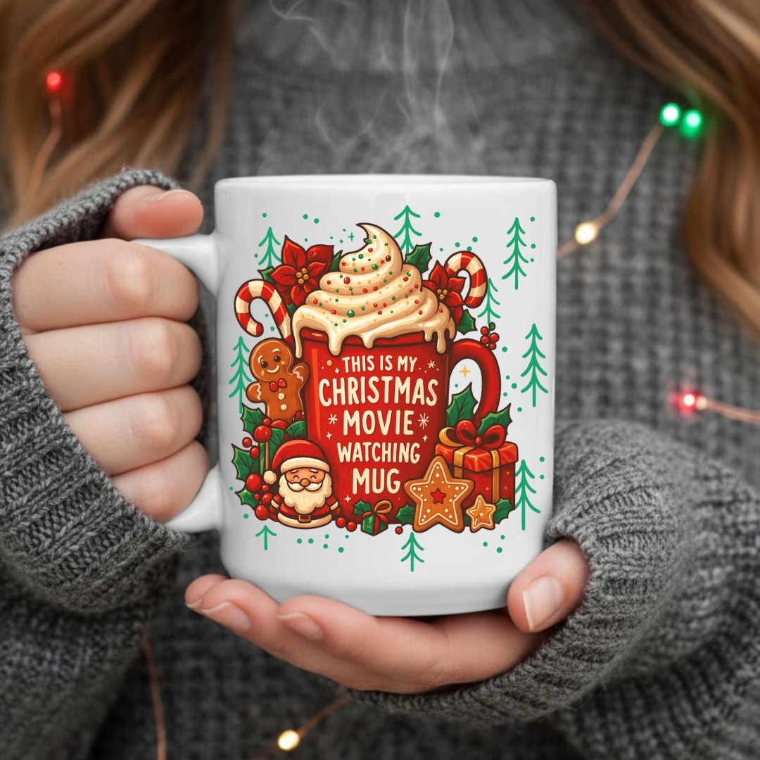 Christmas Movie Watching Mug