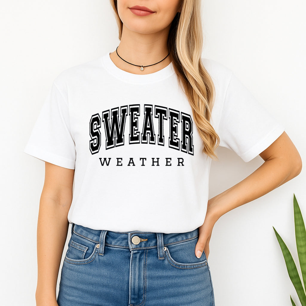 Minimalist Holiday Shirt - Sweater Weather