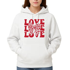 Love Love Love Sweatshirt & Tee – Valentine’s Day Bow Heart Design