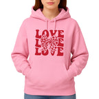 Love Love Love Sweatshirt & Tee – Valentine’s Day Bow Heart Design