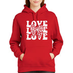 Love Love Love Sweatshirt & Tee – Valentine’s Day Bow Heart Design