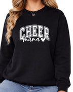 Cheer Mama Shirt with Heart – Cheer Mom Tee, Cheerleading Mom Apparel, Game Day Outfit