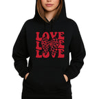 Love Love Love Sweatshirt & Tee – Valentine’s Day Bow Heart Design