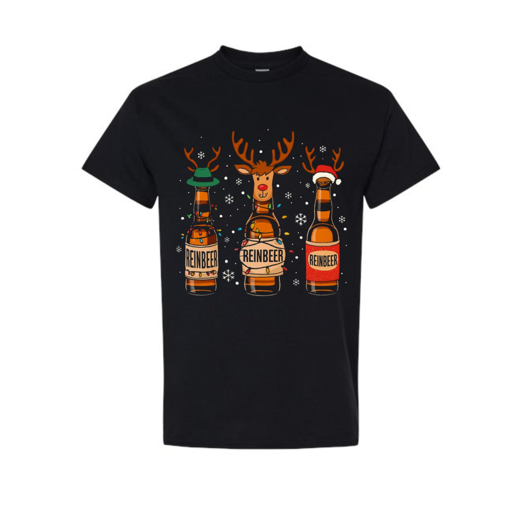 FUNNY HOLIDAY SHIRT: “Reinbeer Holiday Brew Crew Christmas Design”