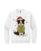 Border Collie Christmas Lights Design – Cute Holiday Dog Lover Gift