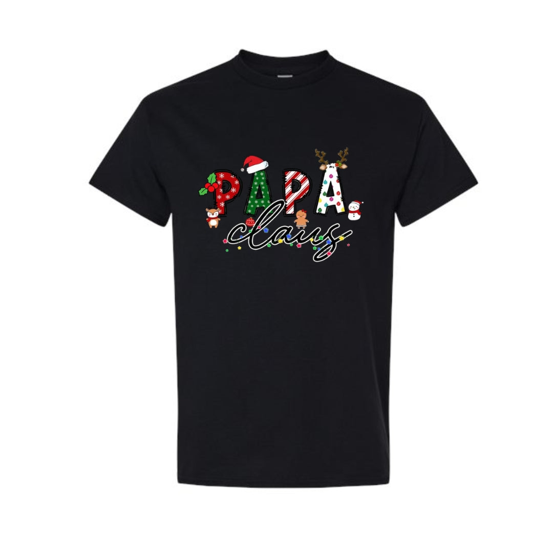 Holiday Shirt - Papa Claus Christmas Apparel – Fun and Festive Holiday Outfit for Proud Papas