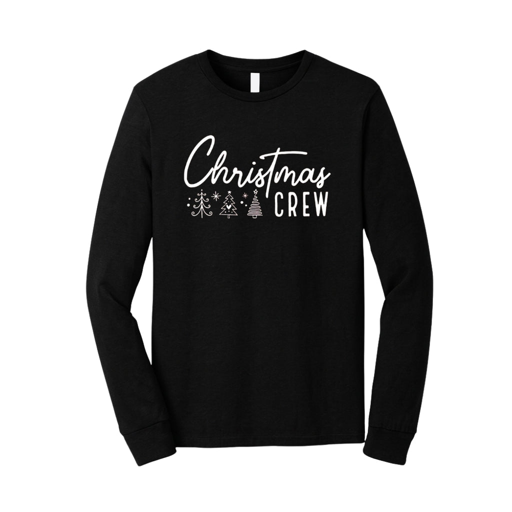 Minimalist Holiday Long Sleeves-Christmas Crew