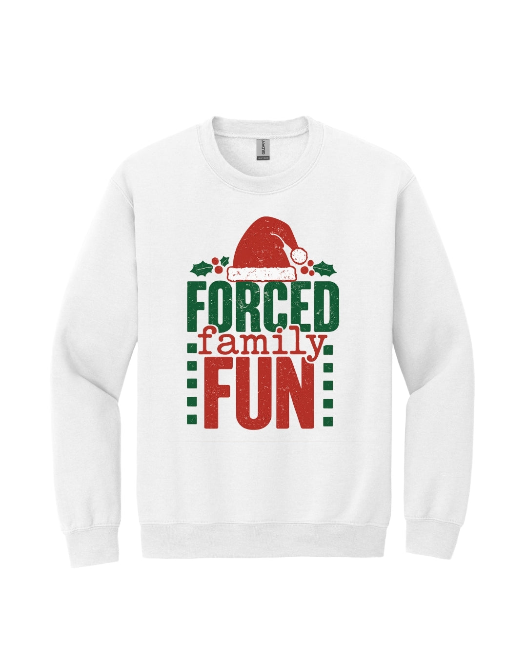 “Holiday Forced Family Fun Festive Humor Design”