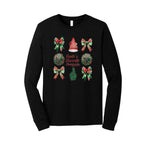 Holiday Long Sleeves- Santa’s Favorite Cheerleader Christmas Apparel – Festive Holiday Outfit for Cheerleaders