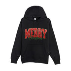HOLIDAY HOODIE-“Merry Christmas” Glitter Varsity Design