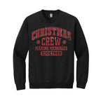 Holiday Crewneck Sweatshirt-“Merry Christmas” Bold Letter Design
