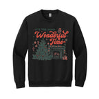 Holiday Crewneck Sweatshirt- It’s the Most Wonderful Time Christmas Graphic