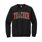 Holiday Crewneck Sweatshirt-Festive “Teacher” Christmas Apparel – Perfect Holiday Gift for Educators