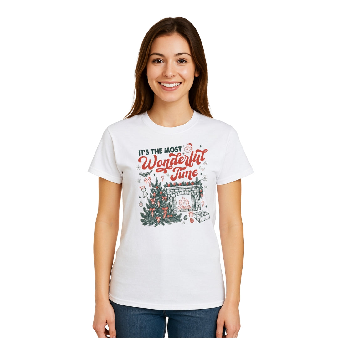 Holiday Shirt - It’s the Most Wonderful Time Christmas Graphic