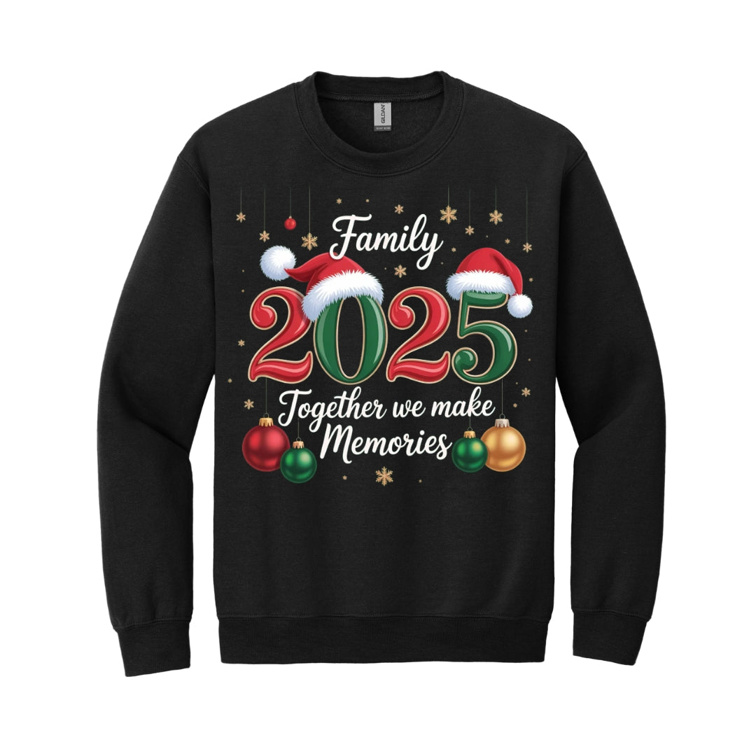 Holiday Crewneck Sweatshirt-Too Hot for Ugly Sweater” Holiday Graphic (Copy)