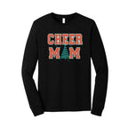 Holiday Long Sleeves- Festive “Cheer Mom” Christmas Apparel – Perfect Holiday Spirit Wear for Cheer Moms