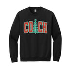 Holiday Crewneck Sweatshirt-Festive “Coach” Christmas Apparel – Holiday Gift for Sports Coaches