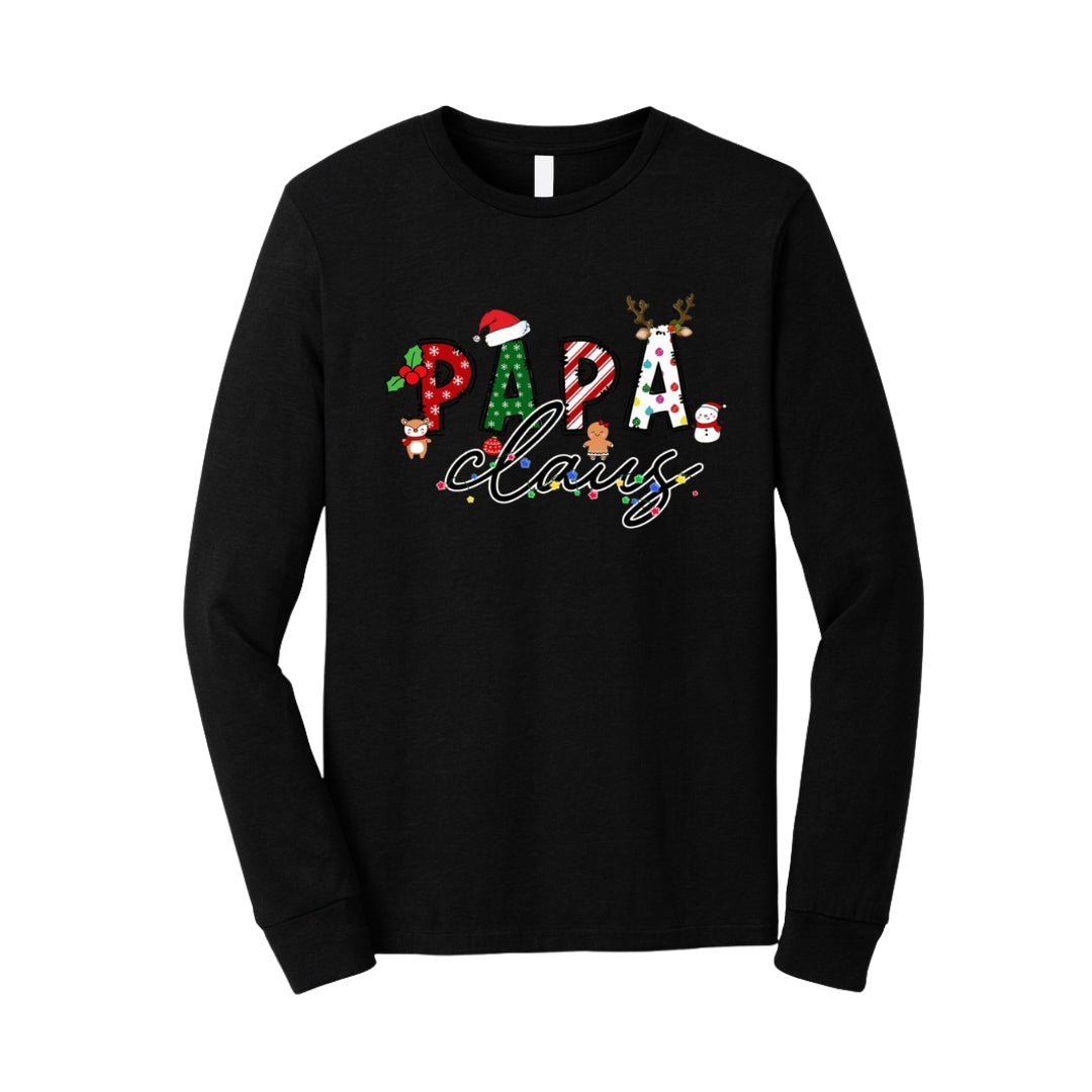 Holiday Long Sleeves--Daddy Claus Christmas Apparel – Festive Holiday Outfit for Dads Who Love Christmas (Copy)