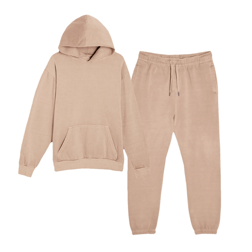 TL Lounge Faded Washed Set – Matching Hoodie & Jogger (Unisex)