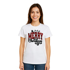 Holiday Shirt - Merry Christmas Buffalo Plaid Graphic