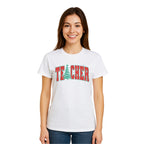 Holiday Shirt - Festive “Teacher” Christmas Apparel – Perfect Holiday Gift for Educators