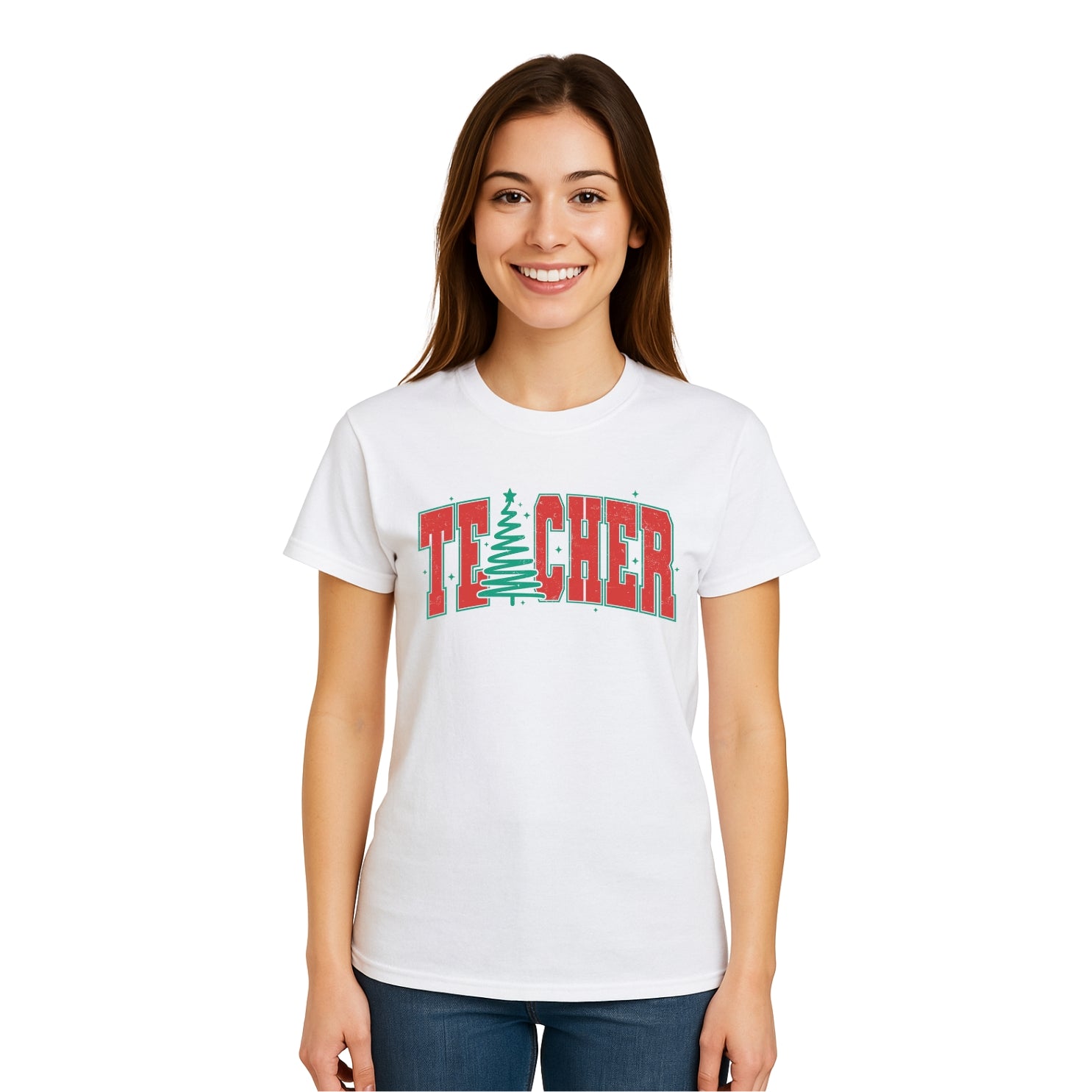 Holiday Shirt - Festive “Teacher” Christmas Apparel – Perfect Holiday Gift for Educators