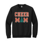Holiday Crewneck Sweatshirt-Festive “Cheer Mom” Christmas Apparel – Perfect Holiday Spirit Wear for Cheer Moms