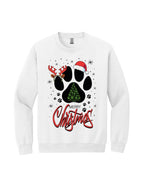Merry Christmas Paw Print Holiday Apparel – Festive Pet Lover Christmas Design