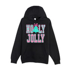 HOLIDAY HOODIE-Holly Jolly Gingham Christmas