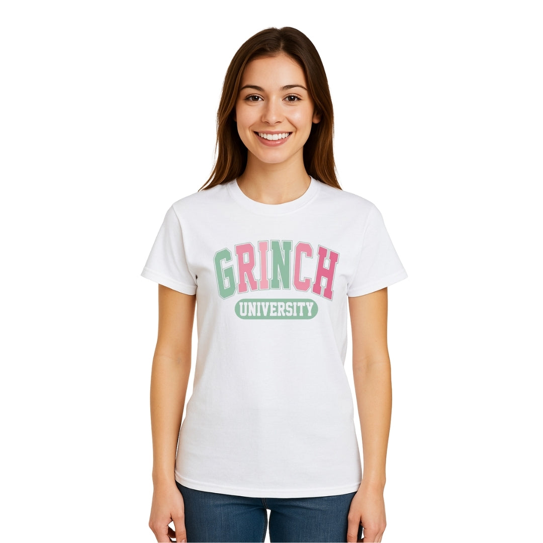 Holiday Shirt -Grinch University Graphic