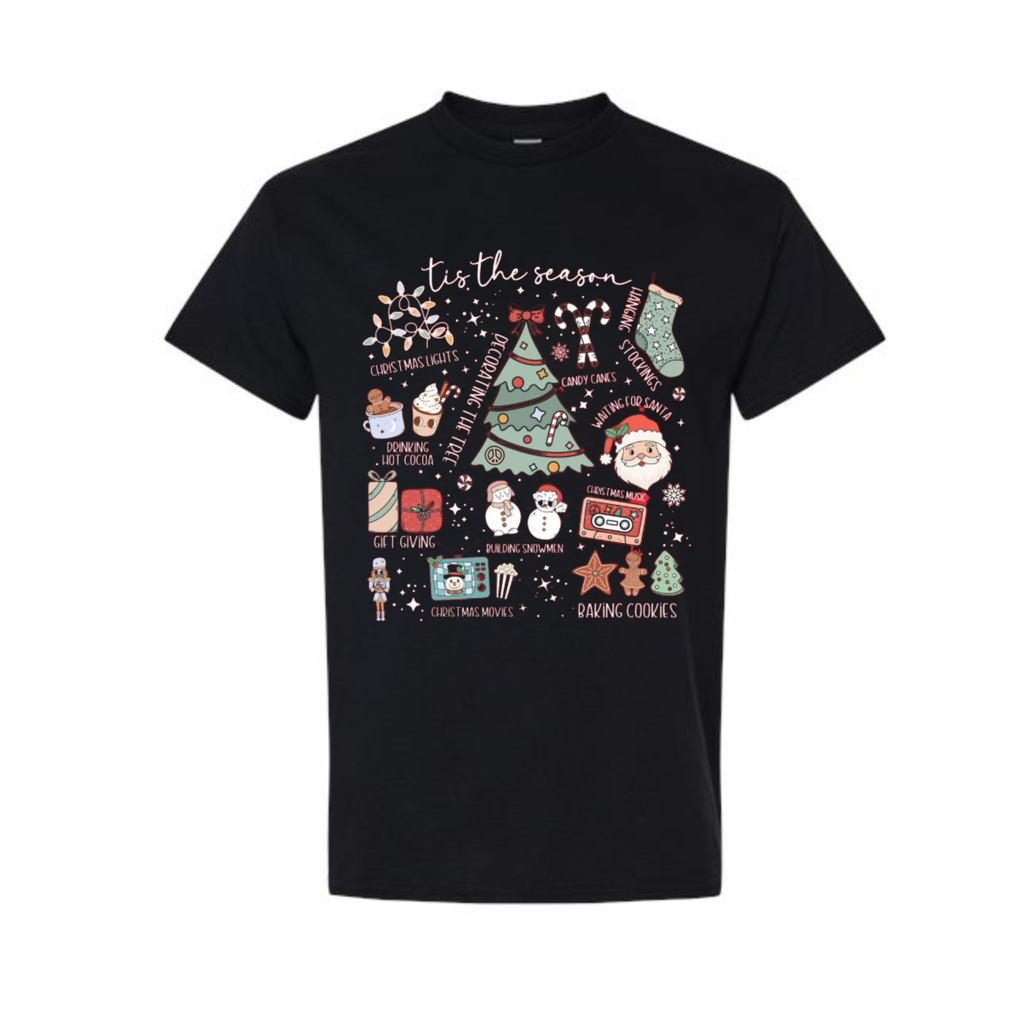 Holiday Shirt - ‘Tis the Season’ Christmas Icons