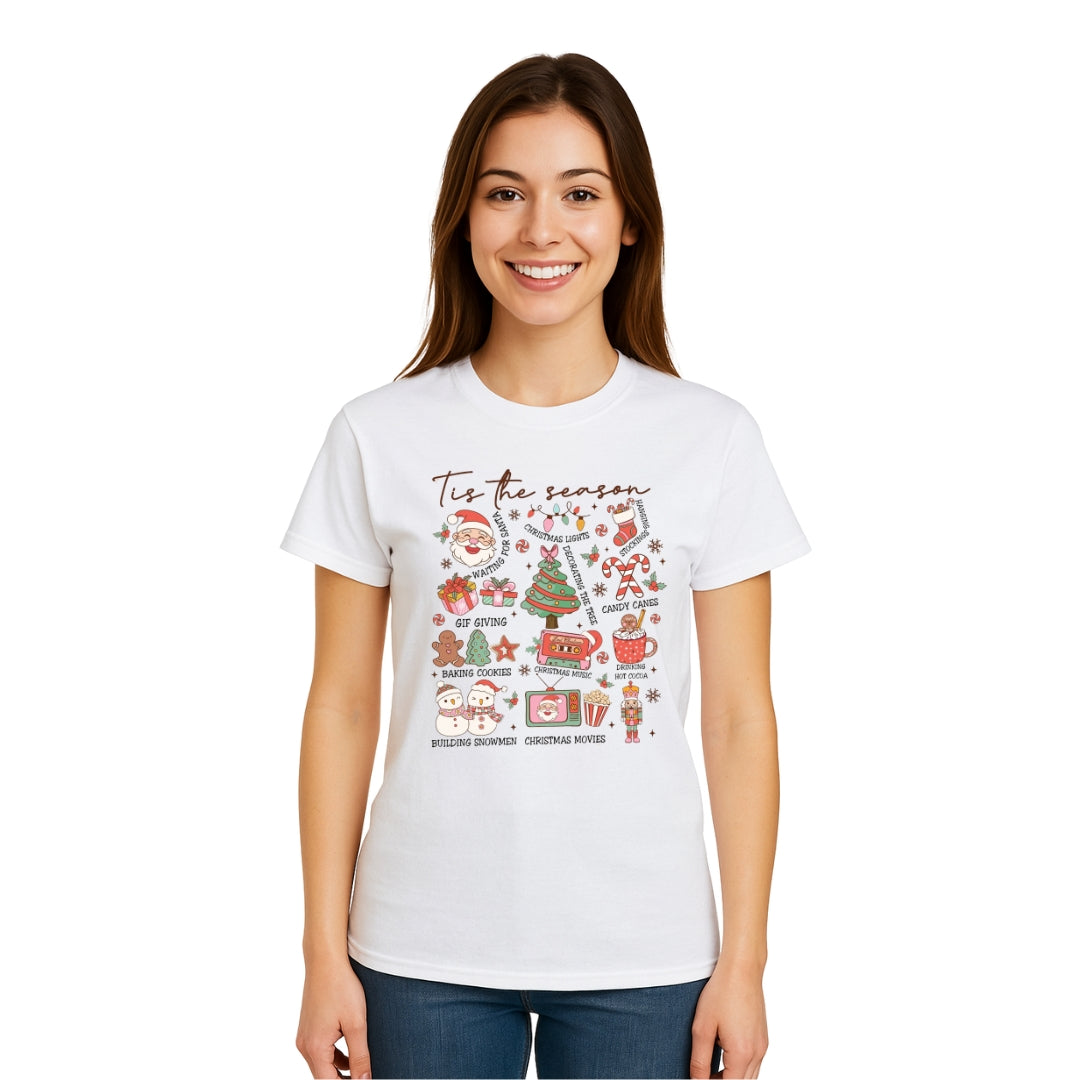 Holiday Shirt - ‘Tis the Season’ Christmas Icons