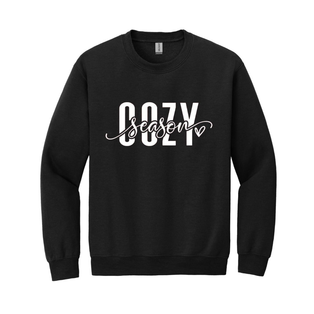 Holiday Crewneck Sweatshirt– Cozy Season Script Design