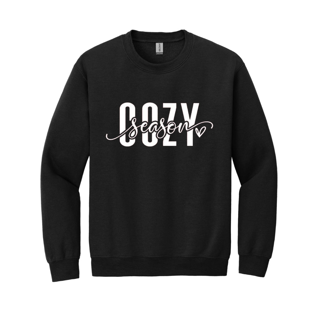 Holiday Crewneck Sweatshirt– Cozy Season Script Design