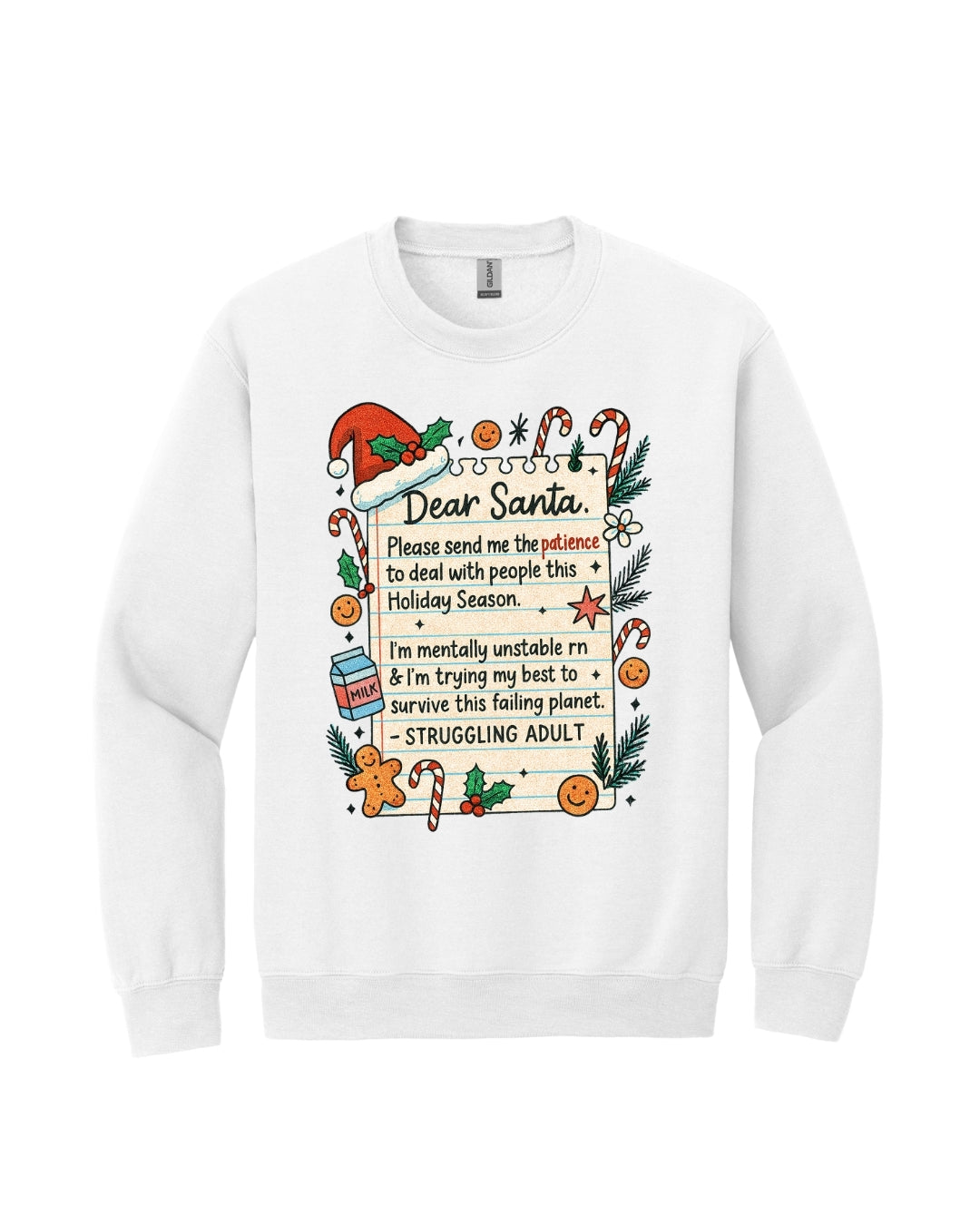 “Dear Santa: Struggling Adult Holiday Survival Design”