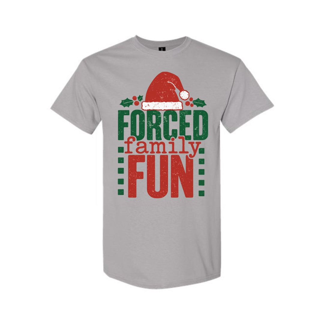 “Holiday Forced Family Fun Festive Humor Design”