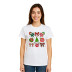 Merry & Furry Tees: Paw Print Christmas Apparel – Festive Dog Lover Holiday Gift