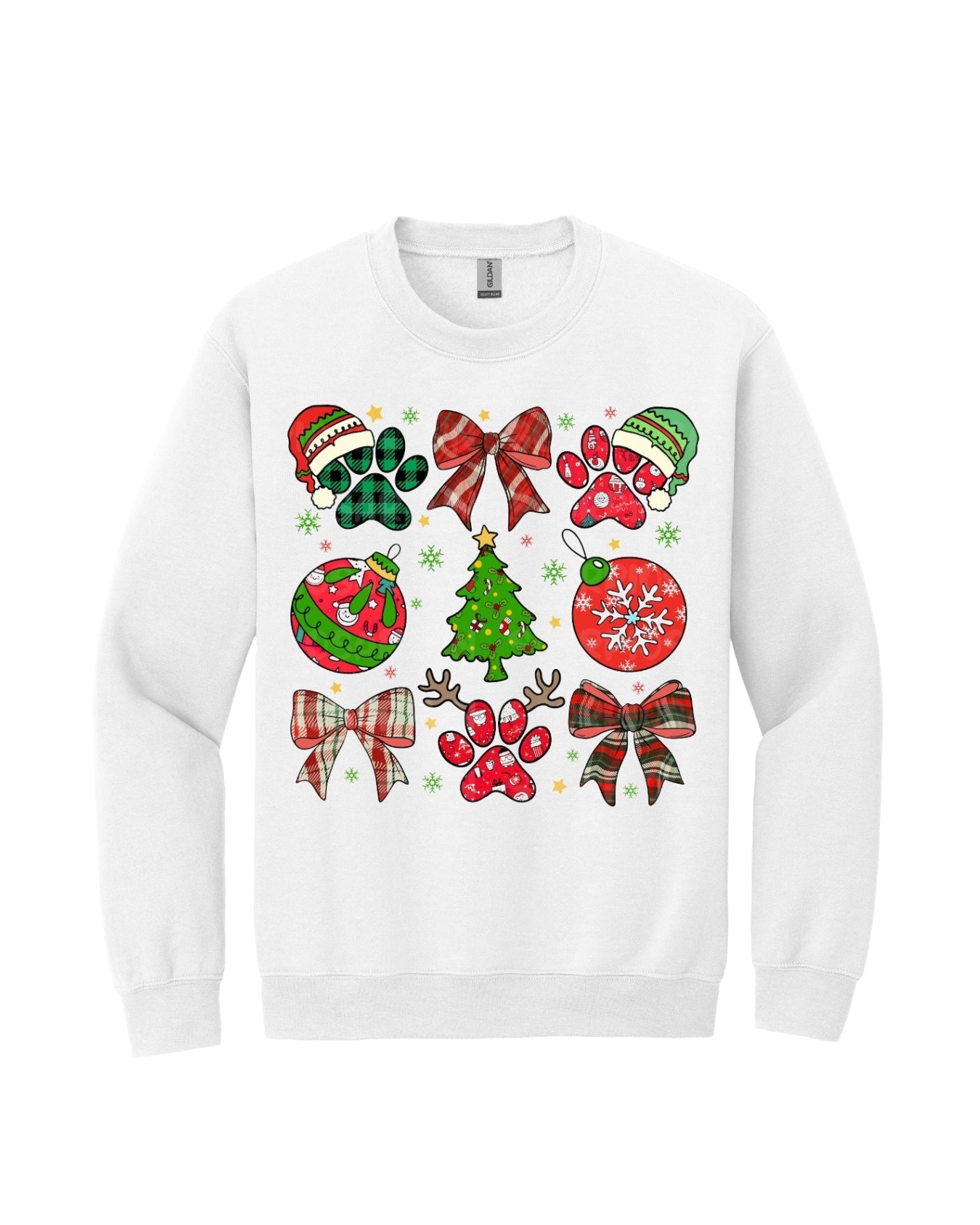 Paw Print Christmas Apparel – Festive Dog Lover Holiday Gift